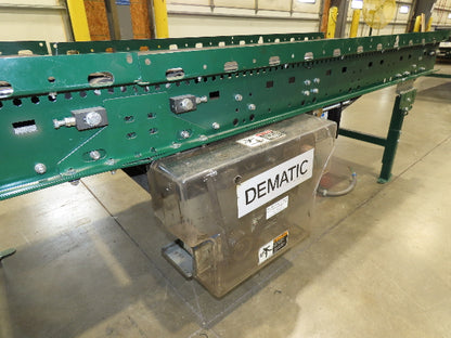 Dematic Rapistan 31"x 18' Gapper Conveyor 26" Belt 3-Speed 235-335fpm Belt Drive