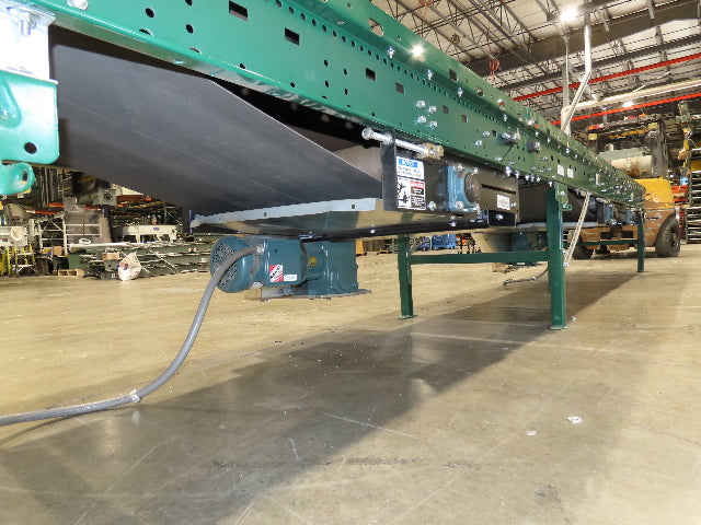 Dematic Rapistan 31"x 18' Gapper Conveyor 26" Belt 3-Speed 235-335fpm Belt Drive