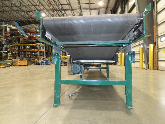 Dematic Rapistan 31"x 18' Gapper Conveyor 26" Belt 3-Speed 235-335fpm Belt Drive