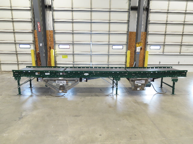 Dematic Rapistan 31"x 18' Gapper Conveyor 26" Belt 3-Speed 235-335fpm Belt Drive