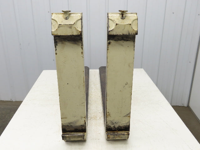 Kenhar K31220 5x42" Class 3 White Steel Forklift Forks Tines 20" Carriage 1-Pair