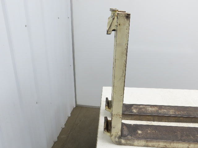 Kenhar K31220 5x42" Class 3 White Steel Forklift Forks Tines 20" Carriage 1-Pair