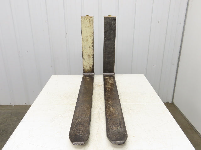 Kenhar K31220 5x42" Class 3 White Steel Forklift Forks Tines 20" Carriage 1-Pair