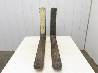 Kenhar K31220 5x42" Class 3 White Steel Forklift Forks Tines 20" Carriage 1-Pair