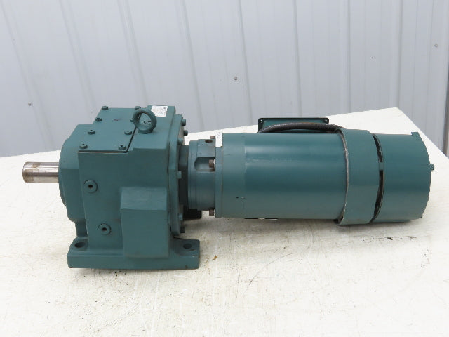 Baldor VEBM3558T-D Inline Gearmotor w/Brake 2Hp 460V 145TC Quantis 42:1 Reducer