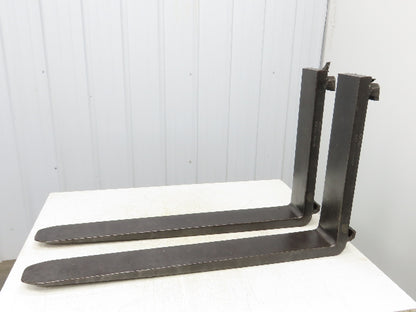 Kenhar K-577 5x42" Class 3 Steel Forklift Forks Tines 20" Carriage 1-Pair