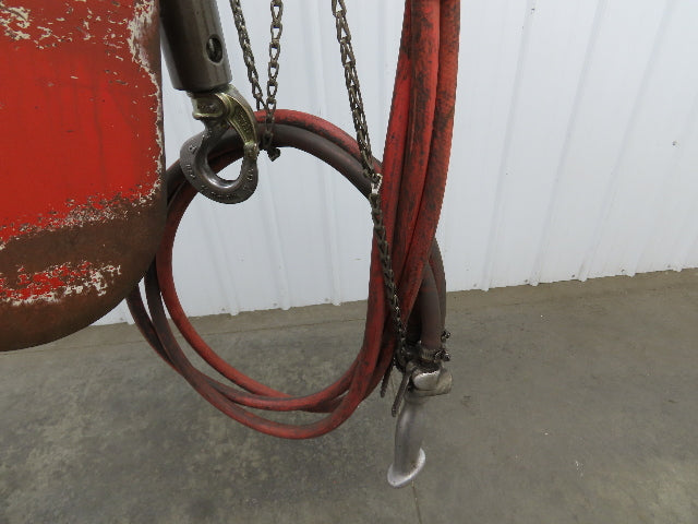 Chicago Pneumatic 1/4 Ton 500Lb Power Vane Air Chain Hoist 14' 8" Lift Pendant