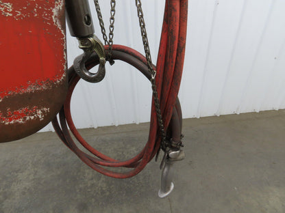 Chicago Pneumatic 1/4 Ton 500Lb Power Vane Air Chain Hoist 14' 8" Lift Pendant