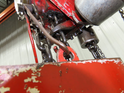 Chicago Pneumatic 1/4 Ton 500Lb Power Vane Air Chain Hoist 14' 8" Lift Pendant