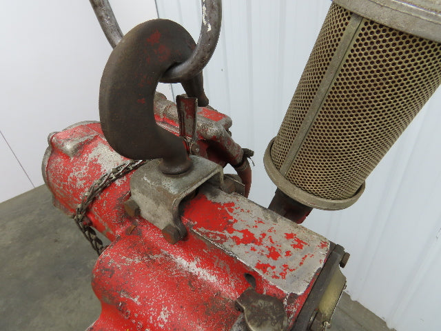 Chicago Pneumatic 1/4 Ton 500Lb Power Vane Air Chain Hoist 14' 8" Lift Pendant