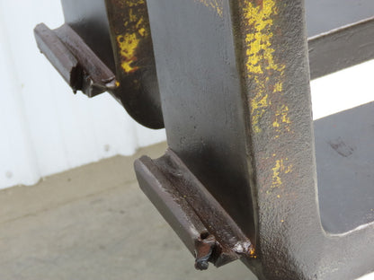 6x58"" Class 3 Steel Forklift Forks Tines 20" Carriage 1-Pair