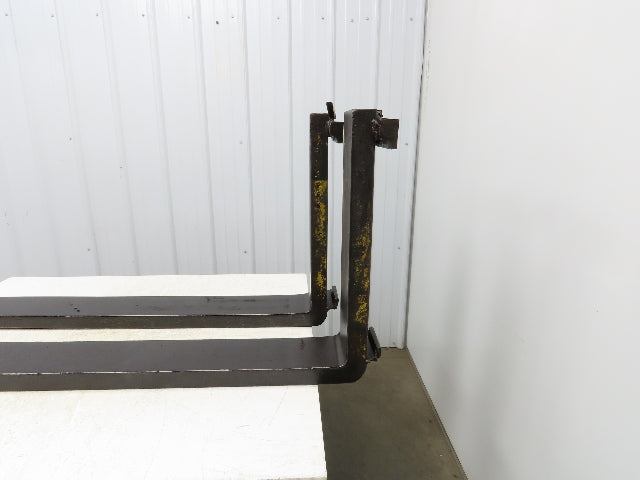 6x58"" Class 3 Steel Forklift Forks Tines 20" Carriage 1-Pair