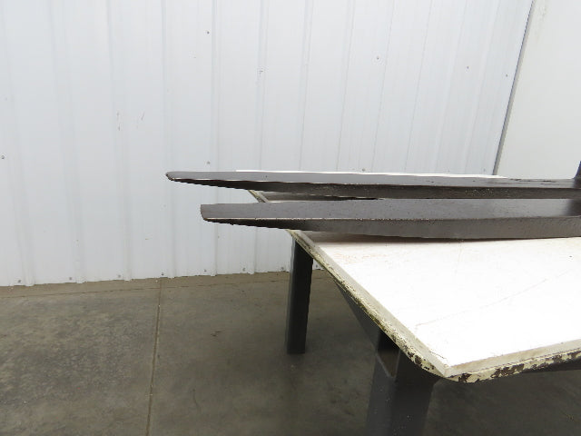 6x58"" Class 3 Steel Forklift Forks Tines 20" Carriage 1-Pair