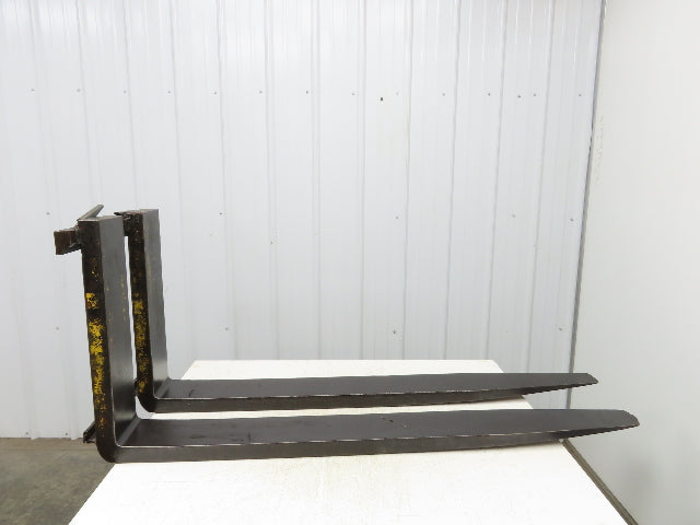 6x58"" Class 3 Steel Forklift Forks Tines 20" Carriage 1-Pair