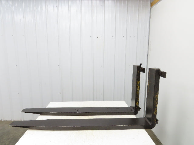 6x58"" Class 3 Steel Forklift Forks Tines 20" Carriage 1-Pair