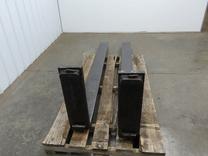 7x96" Class 3 Steel Forklift Lumber Forks Tines 20" Carriage 1-Pair
