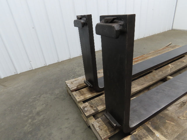7x96" Class 3 Steel Forklift Lumber Forks Tines 20" Carriage 1-Pair