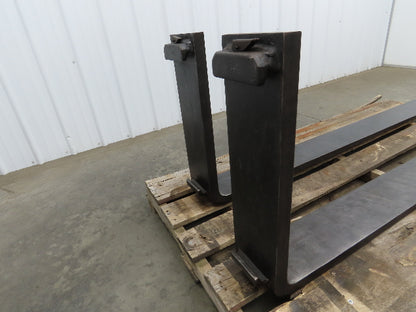 7x96" Class 3 Steel Forklift Lumber Forks Tines 20" Carriage 1-Pair