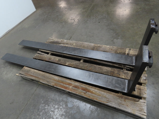 7x96" Class 3 Steel Forklift Lumber Forks Tines 20" Carriage 1-Pair