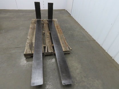 7x96" Class 3 Steel Forklift Lumber Forks Tines 20" Carriage 1-Pair