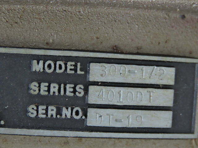 Cyclo Index 4010DT 300-1/2 Dial Table 2-Stop Cam Drive Indexer 180° Rotary 6.5"