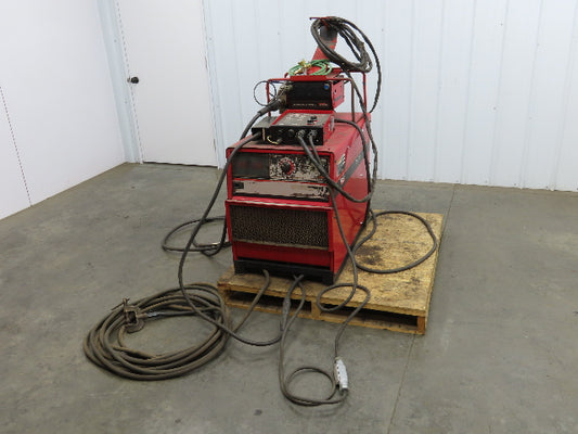 Lincoln CV 655 Mig Welder 650A Welding Power Source DH-10 Double Header 3Ph
