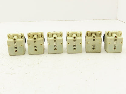 Square D KM1 LAMP 755 Red Pilot Indicator Light 30mm Lot of 6