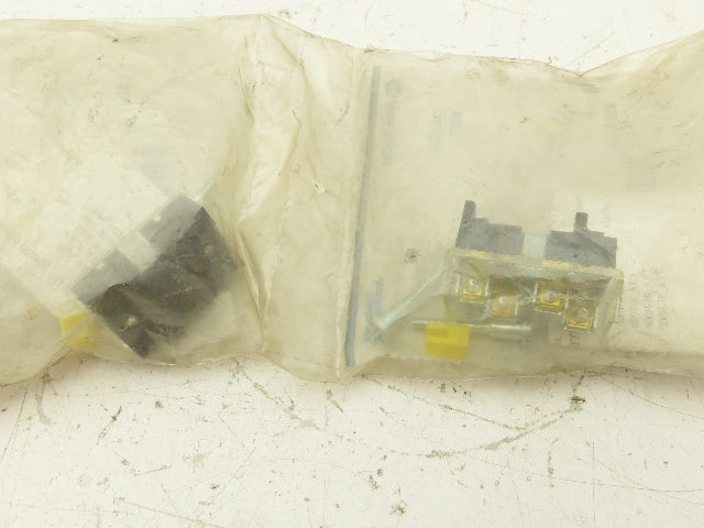 Allen Bradley 800t-Q10W White Pilot Indicator Light Contact Block 30mm Lot of 2