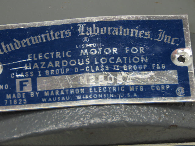 Marathon Electric M28084 AC Motor 1/3Hp 1725rpm 115V 1PH Single Phase 56-5 Frame