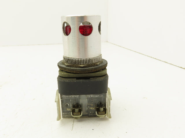 Allen Bradley 800T-FXJ6A1 Red Pilot Indicator Light 30mm