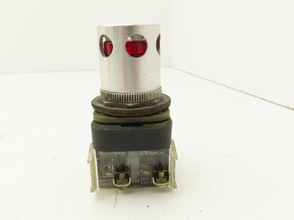 Allen Bradley 800T-FXJ6A1 Red Pilot Indicator Light 30mm