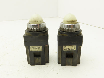 Fuji Electric RCA470-ZM.T White Pilot Indicator Light Lot of 2