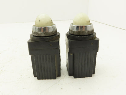 Fuji Electric RCA470-ZM.T White Pilot Indicator Light Lot of 2