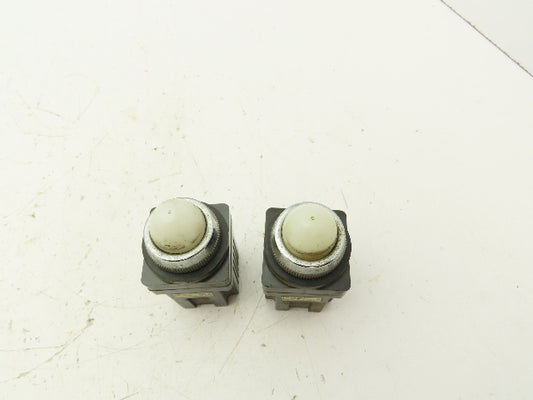 Fuji Electric RCA470-ZM.T White Pilot Indicator Light Lot of 2