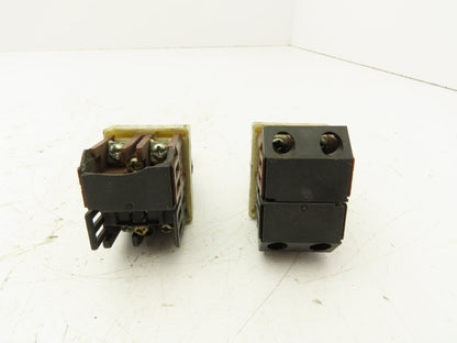 Fuji Electric AH25-12 Keyed 2-Position Selector Switch Lot of 2