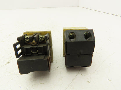 Fuji Electric AH25-12 Keyed 2-Position Selector Switch Lot of 2