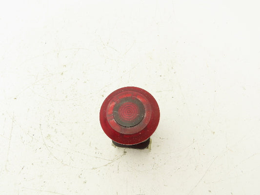 Allen Bradley 800T-FXP16 D4 Red Illuminated Mushroom Push/Pull Button 30mm