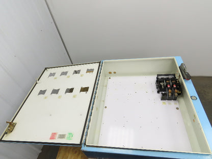 Hoffman Electrical Enclosure 36x32x12" AB 30A Fusible Disconnect Backplate