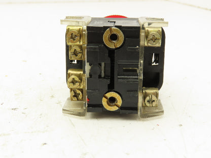 Allen Bradley 800T-FXTQH24RA1 Red Illuminated Push/Pull Button 30mm