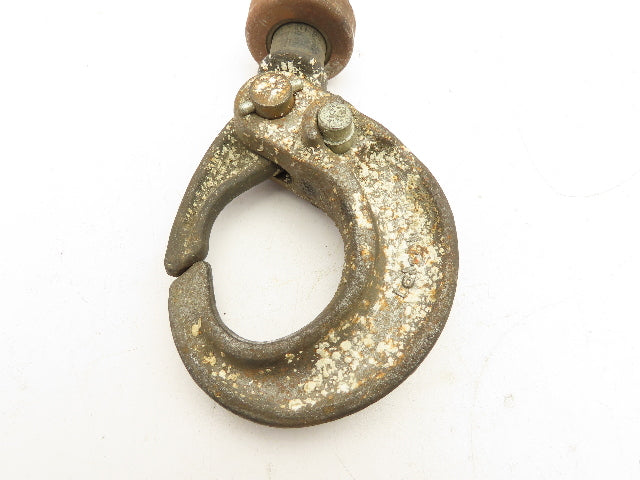 CM Lodestar 1057 R-RR Chain Hoist Latchlok Lower Hook Swivel Bearing Shank