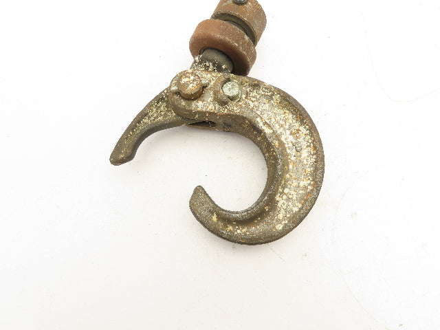 CM Lodestar 1057 R-RR Chain Hoist Latchlok Lower Hook Swivel Bearing Shank