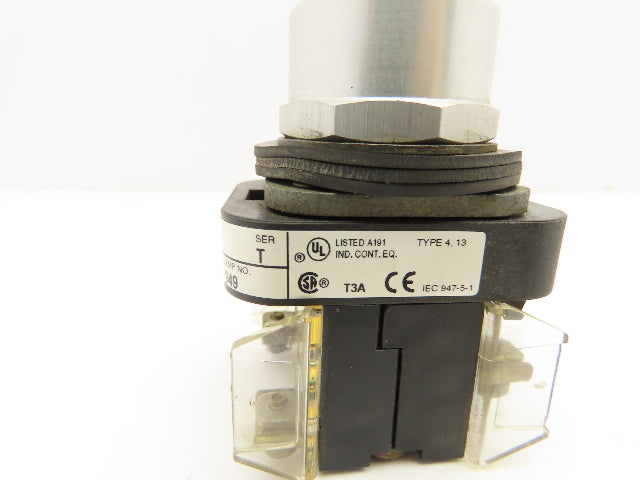 Allen Bradley 800T-QT20G Green Illuminated Pushbutton 30mm