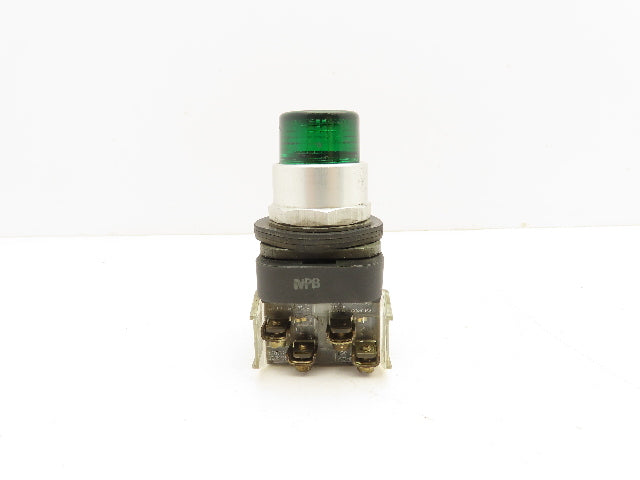 Allen Bradley 800T-QT20G Green Illuminated Pushbutton 30mm