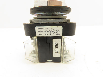Allen Bradley 800T-QT10W Illuminated Clear Lens Pushbutton 30mm
