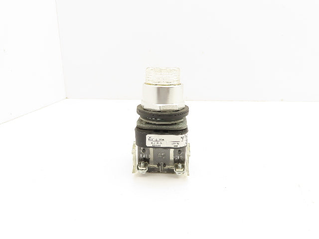 Allen Bradley 800T-QT10W Illuminated Clear Lens Pushbutton 30mm