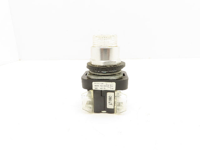 Allen Bradley 800T-QT10W Illuminated Clear Lens Pushbutton 30mm