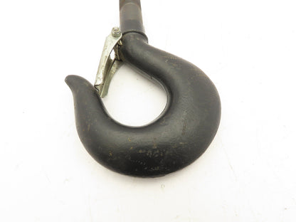 CM Lodestar 3-4 Ton Chain Hoist Upper Hook Threaded Shank w/Latch No 8