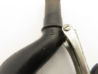 CM Lodestar 3-4 Ton Chain Hoist Upper Hook Threaded Shank w/Latch No 8