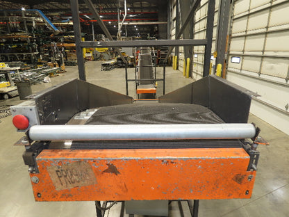 Alvey 28"x 17' Slider Bed 24" Belt Incline Conveyor Variable Speed Drive 460V