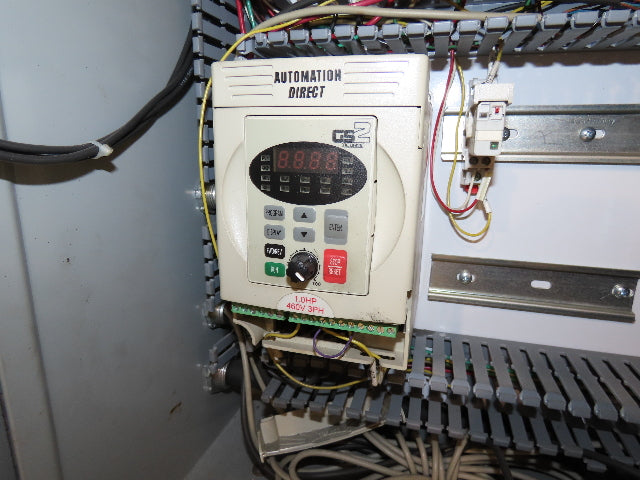 Alvey 28"x 17' Slider Bed 24" Belt Incline Conveyor Variable Speed Drive 460V